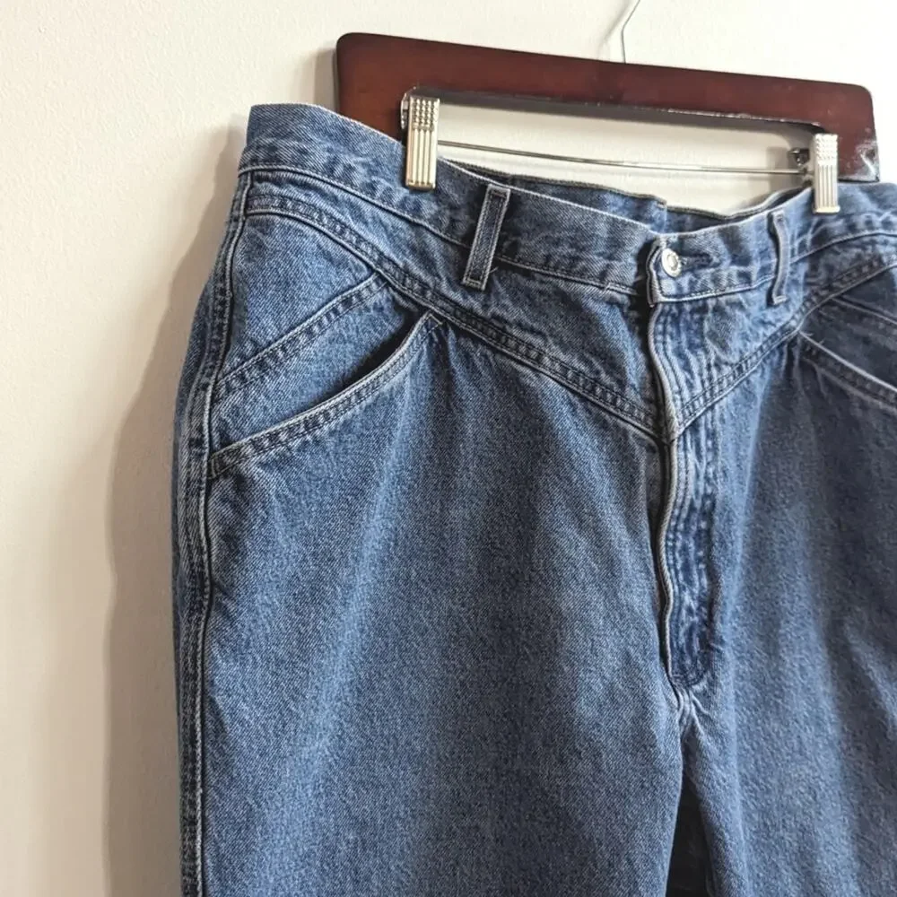 Vtg 90s Rockies 20W Medium Wash Straight Jeans Cowgirl - Picture 2 of 6